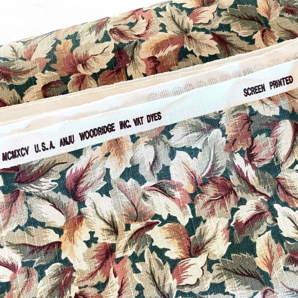 Anju Woodbridge Leaf Print Fabric